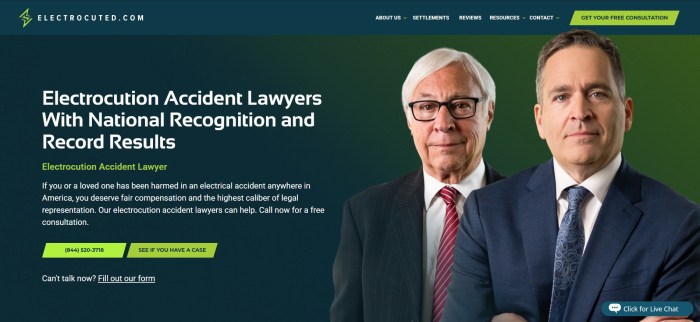 Electrocution Accident Lawyers: Best Electric Shock Attorneys