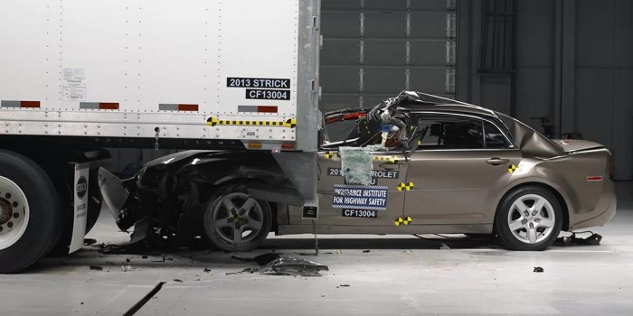 Underride Crash Safety Features | Law Offices of Peter M. Anderson